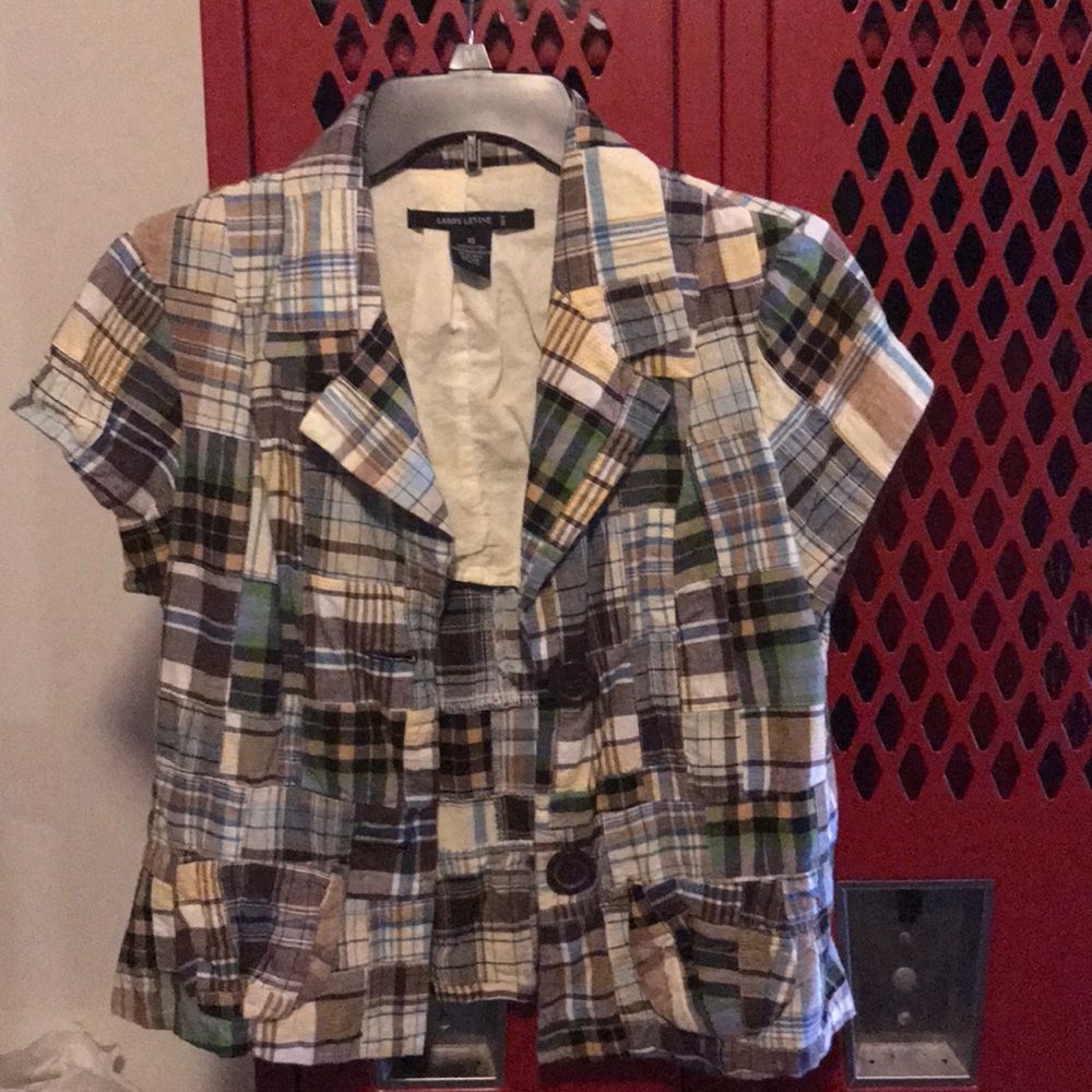 Larry Levine Short sleeve blazer